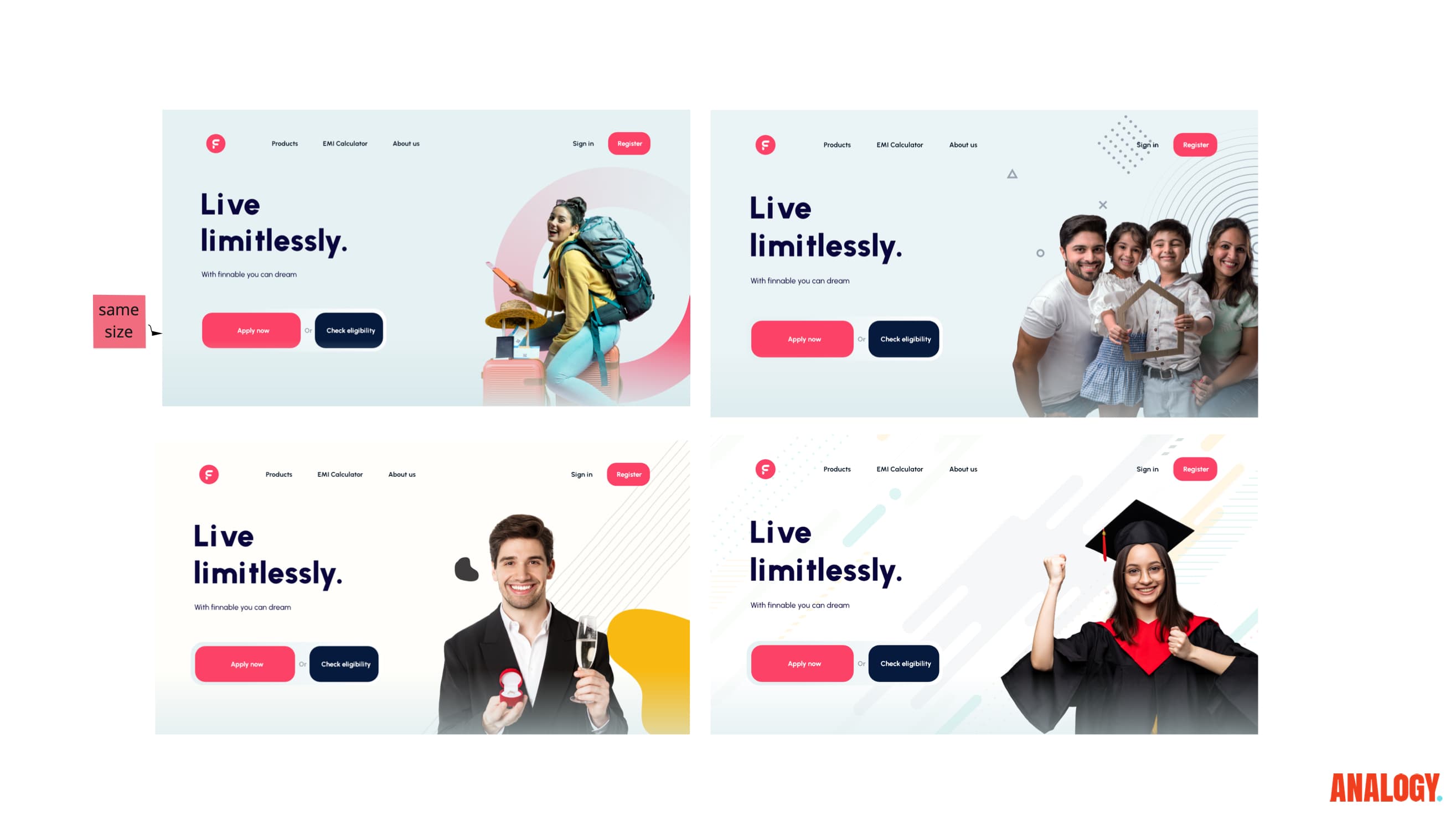 Finnable custom imagery